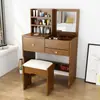 Tocador moderno, mueble de almacenamiento multifuncional minimalista moderno para dormitorio, tocador integrado, gabinete con cajones, tocador de noche