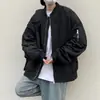 Chaqueta de béisbol para hombre, primavera y otoño, estilo Harajuku Hong Kong, holgada, de marca de moda, para estudiantes, chaqueta tipo cárdigan para todo tipo de combinaciones.