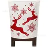 Capa de cadeira de Natal mais vendida da Amazon, feita de linho com estampa do Papai Noel, capa de cadeira decorativa estilo americano para as festas de fim de ano