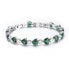Pulsera Sencilla Recién Llegada Corazón del Océano Amor Forma de Corazón Corazón Durazno Diamante Zirconia Pulsera Moda Mujer Pulsera de Amor