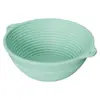 Cesta de Fermentación de Pan Popular Transfronteriza Plegable para Masa Bol de Fermentación de Masa Cesta de Fermentación Ovalada de Silicona de Grado Alimenticio