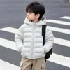 Chaqueta de Algodón Cálida con Capucha de Canalé de Color Liso para Niñas y Niños, Abrigo de Algodón Ligero Elegante y Lindo para Niños, Ropa de Abrigo