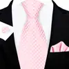 Conjunto de Corbata de Tres Piezas para Hombre 8cm Ropa Formal de Negocios Corbata Bordada Jacquard de Seda de Poliéster Logo Corbata Atada a Mano Personalizada