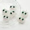 Cabeza de Gato Linda y Adorable de Ojos Grandes Cuentas Sueltas Cuentas de Búho Material Acrílico DIY Pulsera Cadena de Teléfono Cuentas