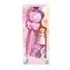 Barraca de Presentes Varinha Mágica para Meninas Brinquedo Musical Luminoso Infantil Varinha de Fada Doce Brinquedo de Varinha Mágica para Menina