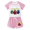 Traje nuevo para niños 2023 ropa de verano ropa para niños ropa de bebé pantalones cortos T-shirt de manga corta pantalones cortos traje deportivo casual de dos piezas moda