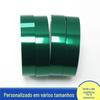 Fita PET Verde Resistente a Altas Temperaturas Fita de Silicone Verde Isolamento para Galvanoplastia Fita para Pintura de Cozimento Fita de Proteção para Mascaramento Personalizável
