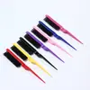 Pente de Três Fileiras para Cachos Volumosos, Modelagem Profissional, Penteado, Pente com Cauda Pontiaguda, Cuidados com o Cabelo que Não Danificam