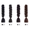 En Stock al por Mayor [Color Único] Peluca de Rastas Africanas de Fibra Sintética de Alta Temperatura Trenzas Grandes Trenza Jumbo Cabello