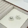 Pendientes de Plata de Ley S925 con Perlas Grises Grandes y Pequeñas de Temperamento a la Moda para Mujer, Pendientes Stud de Perlas Uva con Diseño de Nicho de Lujo Ligero