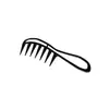 Peine Hueco de Dientes Anchos, Peine de Dientes Espaciados, Peine para Cabello Rizado, Peine para Pelucas para Evitar la Electricidad Estática, Peine de Peluquería, Herramienta Grande para Peinar el Cabello Suave