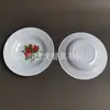 Melamina melamina plato vajilla plato plato pequeño redondo plato pequeño profundo plato de plástico impresión de calcomanía un yuan binario