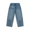 Jeans Rectos de Calle Estilo Americano Rumeng Spring para Hombre, Holgados y Casual, de Pierna Ancha, Pantalones de Trabajo de Pintor