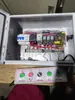 Prensa hidráulica con caja de control, caja eléctrica, caja de control alternativo del motor, caja de distribución.