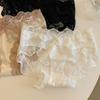 Original Nuevo Estilo Ropa Interior de Encaje Puro Sexy Cruz Chica Satén Seda de Hielo Cintura Baja Transpirable Malla Ropa Interior para Mujer