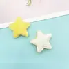 Estrella de cinco puntas de felpa de un lado de 5.5cm accesorios peinado diy material hecho a mano agujero zapatos decoración con materias primas al por mayor