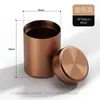 Latino de Chá de Liga de Alumínio Portátil para Viagem Recipiente Selado Pequeno de Metal Caixa Criativa de Embalagem para Chá Pequeno Recipiente de Chá