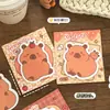 Notas Adhesivas con Forma Especial de Capibara Bloc de Notas Adhesivas Creativo de Dibujos Animados para Estudiantes Notas de Mensajes de Alto Valor N Veces