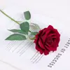 Rosa Simulada Tacto Único Rosa de Terciopelo Cascada Flor de Pared Decoración para el Hogar Boda Arreglo Flor Artificial Venta al por Mayor
