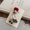 Accesorios para el Cabello de Niños Rellenos de Algodón con Dibujos Animados Coreanos Pasadores de Animales Lindos Diseño de Nicho Pasadores para Flequillo Lateral Gato Kt