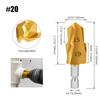 Taladro de reparación de tuberías de agua PPR/TPR de tres hojas con soporte de boca de elevación, taladro pagoda, biselador, desbarbado de 20/25/32 mm