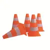 Cono de Señalización Reflectante para Barrera de Carretera de 23 cm Cubo Tubo para Helado Pegatina Equipo de Entrenamiento de Fútbol Escalera de Agilidad Bastidor de Vallas Grosor Aumentado