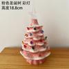 Nuevo Farol de Cerámica de Venta Caliente Transfronteriza Adorno de Árbol de Navidad Decoración Navideña de Escritorio Altura 18.8cm Regalo
