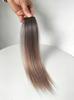 Peluca de color teñido de oreja colgante almohadilla de cabello liso de una pieza seda mate de alta temperatura peluca sin costuras mujeres Venta al por mayor