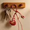 Nuevo Estilo Nudo de Cola de Fénix Llavero Colgante Borla Nuevo Estilo Chino Colgante de Bolsa Accesorio de Decoración DIY