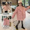 Chaqueta Acolchada de Algodón para Niñas Tres en Uno Cortavientos 2025 Nueva Primavera y Otoño Elegante de Corte Holgado para Niños Pequeños y Mayores