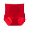 Roupa íntima ano de nascimento feminina vermelho vivo casamento seda de amoreira entrepernas antibacteriana sem costura cintura alta modeladora de barriga levantadora de quadril shorts triângulo