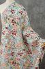 Tela Jacquard Teñida en Hilo Floral Pequeño con Relieve Dulce Francés Tela para Vestido Elegante Chaqueta de Mujer Decoración de Caja