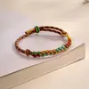 Pulseira de Corda Colorida do Festival do Barco Dragão Corda Vermelha Tecida à Mão Infantil Bebê Pequeno Zongzi Corda de Mão Presente de Lote Festival de Maio
