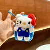 Nueva Linda Bolsa Colgante con Colgante de Muñeco de Peluche Hello Kitty Colgante de Muñeco de Peluche Corazón de Chica