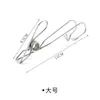 Clip de gancho de acero inoxidable para colgar toallas en el baño del dormitorio, clip de gancho multifuncional para organizar ropa y sombreros, pinza para secar ropa