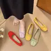 Zapatos Planos de Cuadrado con Lazo de Nuevo Estilo 2026 para Mujer, Mocasines Versátiles de Suela Blanda para el Trabajo, para Combinar con Faldas