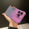 Funda Protectora Anti-Caídas de Cuatro Esquinas con Acabado tipo Piel Degradado para iPhone 17, Funda Protectora Magnética para Apple 16 con Película para Lente Integrada
