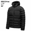 Jaqueta de Penas Nova para o Inverno 2026 com Capuz, Cor Sólida, Casaco Quente, Casual Masculino Básico Versátil Alta Qualidade Moda Premium