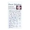 Maquillaje de Escenario para Niñas Pegatinas DIY Lunar de Tira Forehead Piedra Decorativa Colorida Pegatinas de Diamante de Cristal