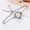 Nuevo Reloj de Diamantes Redondo para Mujer de Moda Pulsera Ajustable Libremente Diseño con Cordón Venta al por Mayor de Comercio Exterior