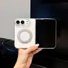 Adecuado para iPhone 18 Duo: Funda de teléfono magnética transparente, funda protectora acrílica 18d de cobertura total anti-caídas para Apple