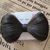 Accesorios para el cabello con lazo para mujer, peluca con cabeza de bola esponjosa natural, aro para el cabello, artefacto para el cabello antiguo, tocado con cabeza de bola y moño.