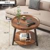 Mesa de Centro Nórdica Pequeña, Mesa Auxiliar para Sofá, Mesa de Noche para Sala de Estar, Hogar, Apartamento Pequeño, Mesa de Esquina Sencilla, Gabinete Lateral, Mesa Redonda Pequeña