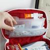 Bolsa Médica Portátil de Mão Bolsa Estudantil de Prevenção de Epidemias Bolsa Grande de Armazenamento de Medicamentos para Viagem Bolsa de Primeiros Socorros para Exterior Vermelha