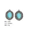 Nuevos Pendientes de Aleación con Colgante de Turquesa Accesorios para Collares DIY Accesorios de Colgantes para Joyería Yongchao Mayoreo
