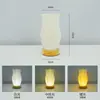 Lámpara de Mesa Estilo Crema Francesa Lámpara de Mesita de Noche para Dormitorio Luz de Noche de Escritorio Simple Creativa Romántica Atmósfera Artística Impresión 3D