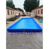 Piscina de lona tipo stand escola juvenil vela modelo prática competição piscina praça barraca pesca