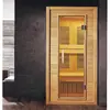 Fornecimento Direto da Fábrica de Salas de Sauna Simples e Duplas, Sala de Vapor Móvel de Luxo para Múltiplas Pessoas, Sala de Sauna de Cedro Canadense com Barra de Oxigênio de Íons Negativos