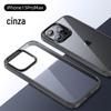 Capa para celular iPhone 15 Apple 14tpu + pc Capa Simples Cristal Gelo Transparente Borda Suave Capa para celular Apple 15