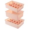 Caja de almacenamiento de ropa interior, calcetines para el hogar, ropa interior, compartimento tres en uno, cajón de dormitorio, caja de almacenamiento de ropa